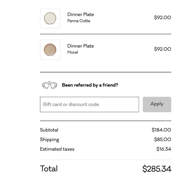 (4) EAST FORK POTTERY - Dinner Plate - Morel (2) and Panna Cotta (2) - Picture 11 of 11